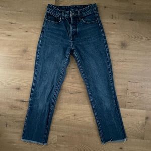 Dark blue John galt brandy Melville jeans, perfect condition, one size